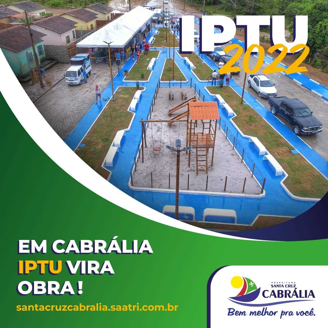 Prefeitura Municipal de Santa Cruz Cabr lia AQUI SEU IPTU VIRA OBRA